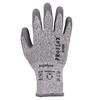 Proflex By Ergodyne ANSI A3 PU Coated CR Gloves 12-Pair, Gray, Size L 7030-12PR